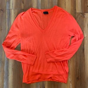 J Crew Featherweight Cashmere V Neck